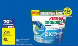 Carrefour Lessive Pods Grandiose ARIEL offre