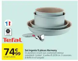 Carrefour Set ingenio 5 pièces Harmony offre