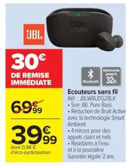 Carrefour Écouteurs sans fil offre
