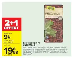 Carrefour Ecorces de pin NF CARREFOUR offre