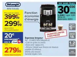 Carrefour Expresso broyeur offre