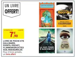 Intermarché LIVRE DE POCHE ETE GALLIMARD, POINTS, POCKET, FLAMMARION, ACTES SUD, ROSIE&WOLDE offre