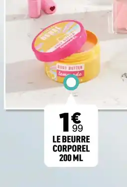 Centrakor Le beurre corporel offre