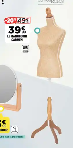 Centrakor Le mannequin carmen offre