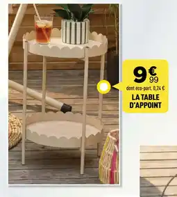 Centrakor La table d'appoint offre