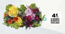 Centrakor Le bouquet de roses et feuillages offre