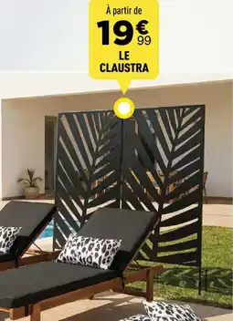 Centrakor Le claustra offre