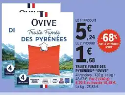 E.Leclerc Express OVIVE Truite fumée des pyrénées offre