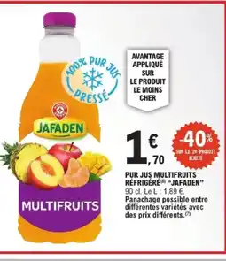 E.Leclerc Express JAFADEN Pur jus multifruits réfrigéré offre