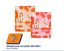 Action Masque pour les pieds Skin Bliss offre