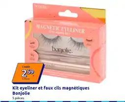Action Kit eyeliner et faux cils magnétiques bonjolie offre