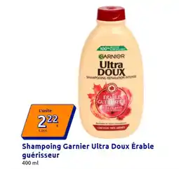 Action Shampoing Garnier Ultra Doux Érable guérisseur offre