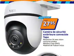 Action TAPO Caméra de sécurité extérieure connectée offre