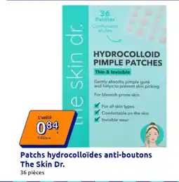 Action Patchs hydrocolloïdes anti-boutons The Skin Dr. offre