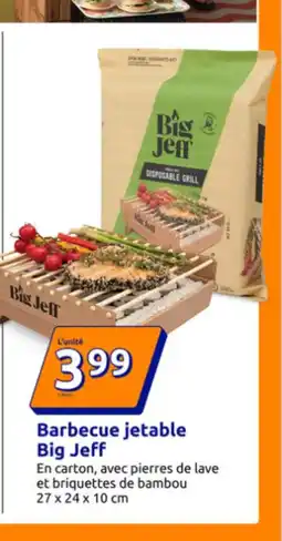 Action Barbecue jetable Big Jeff offre