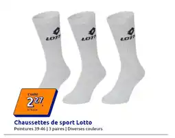 Action Chaussettes de sport Lotto offre