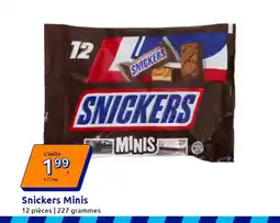 Action SNICKERS Minis offre