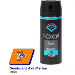 Action Déodorant Axe Marine offre