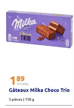 Action Gâteaux Milka Choco Trio offre