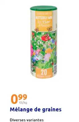 Action Mélange de graines offre