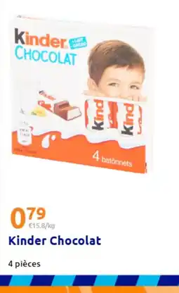 Action KINDER Chocolat offre