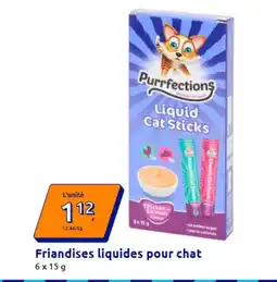 Action Friandises liquides pour chat offre