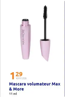 Action Mascara volumateur Max & More offre