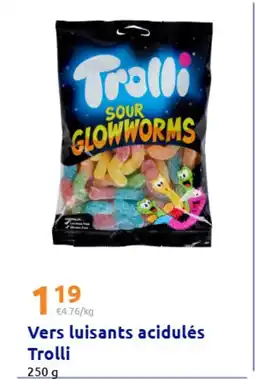 Action TROLLI Vers luisants acidulés offre