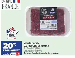 Carrefour CARREFOUR Viande hachée offre