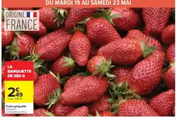 Carrefour Fraise gariguette offre