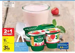 Carrefour ACTIVIA Yaourts aux Fruits Offre Découverte offre