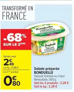 Carrefour BONDUELLE Salade préparée offre