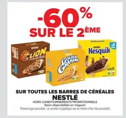 Carrefour Sur toutes les barres de céréales offre
