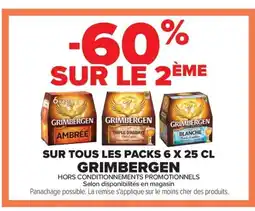 Carrefour GRIMBERGEN Sur tous les packs offre