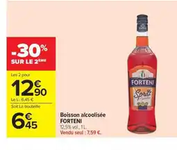 Carrefour FORTENI Boisson alcoolisée offre