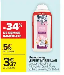 Carrefour LE PETIT MARSEILLAIS Shampooing offre