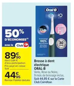 Carrefour ORAL-B Brosse à dent électrique offre