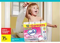 Carrefour LOTUS Papier hygiénique offre