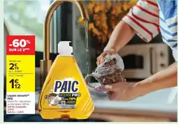 Carrefour PAIC Liquide vaisselle offre