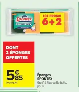 Carrefour SPONTEX Éponges offre