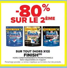 Carrefour FINISH Sur tout offre
