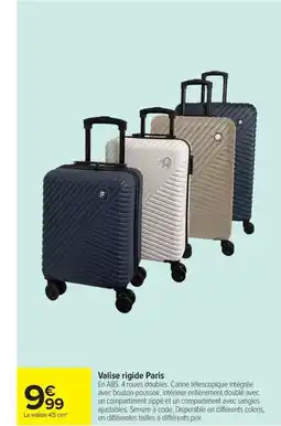 Carrefour Valise rigide Paris offre