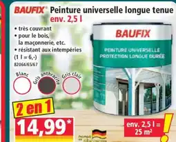 Norma BAUFIX Peinture universelle longue tenue offre