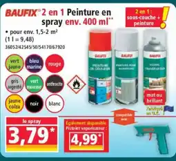 Norma BAUFIX 2 en 1 Peinture en spray offre