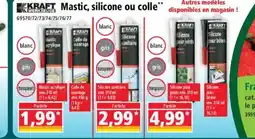 Norma KRAFT Mastic, silicone ou colle offre