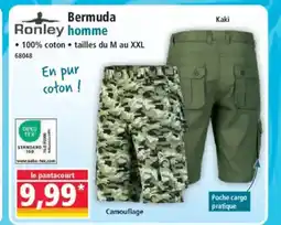 Norma RONLEY Bermuda homme offre