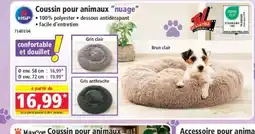 Norma Coussin pour animaux nuage offre