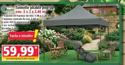 Norma FRANDIS Tonnelle pliable pop-up offre