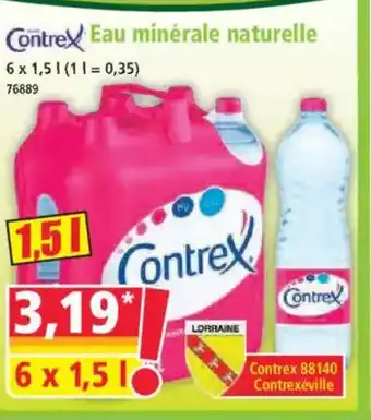 Norma CONTREX Eau minérale naturelle offre