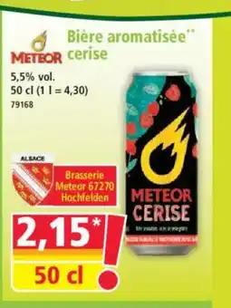 Norma METEOR Bière aromatisée cerise offre